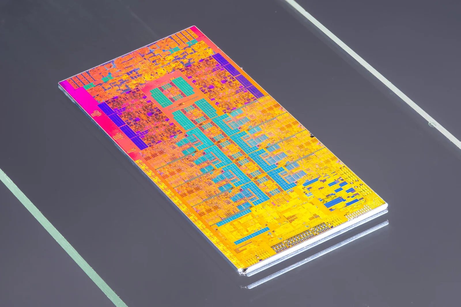 Intel i9-13900K Raptor Lake die shot 实拍