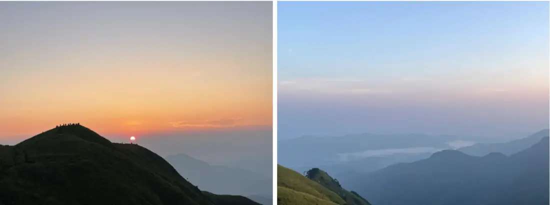 武功山日出与云海