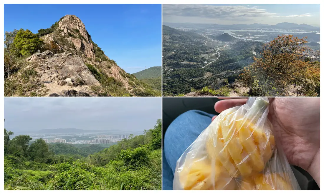 丫髻山徒步途中
